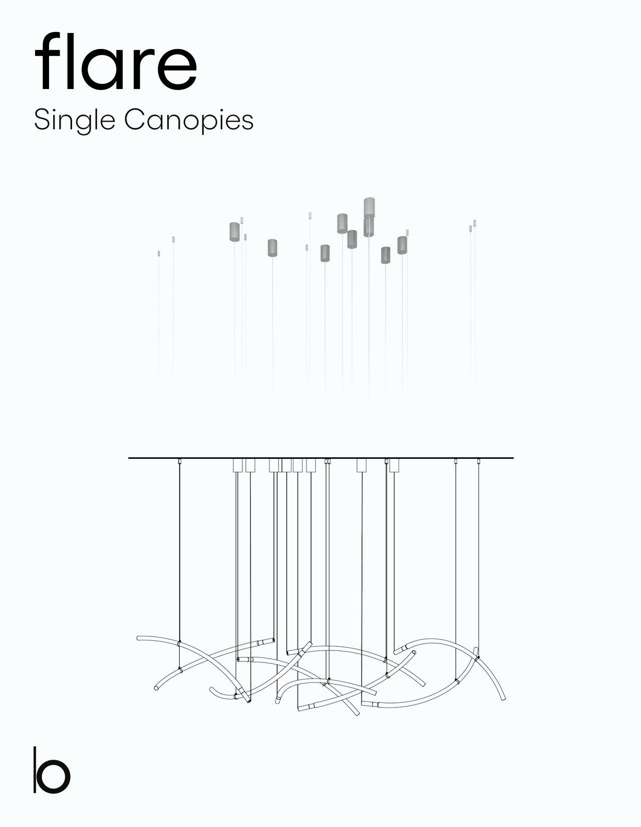 Flare Chandelier, 9 Lights, Variant 15, view 4