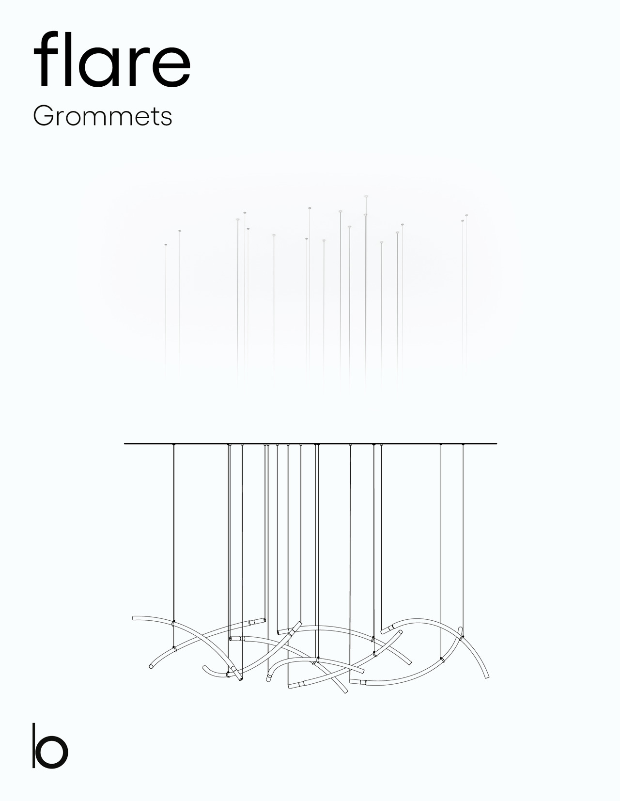 Flare Chandelier, 9 Lights, Variant 15, view 7