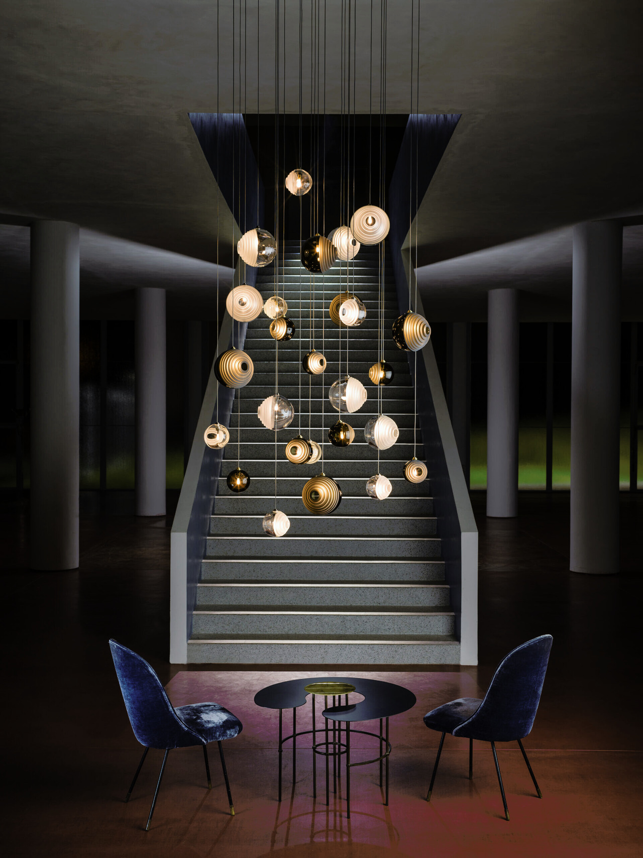 Dark Bright Star Chandelier