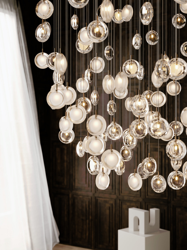 Lens Chandelier