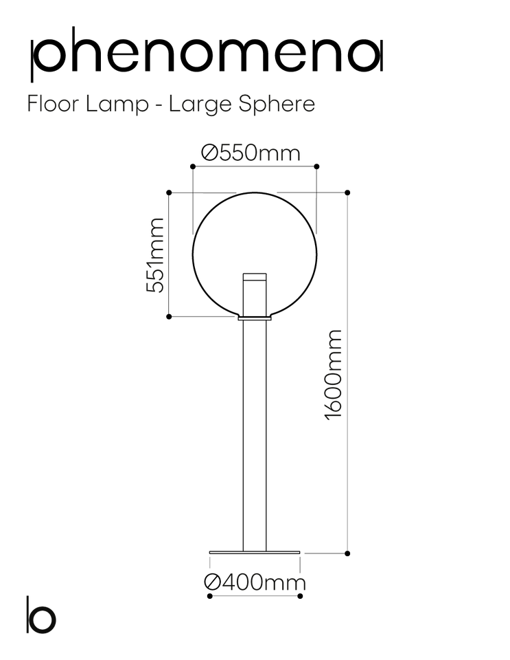 Phenomena Large Floor Lamp, view 2