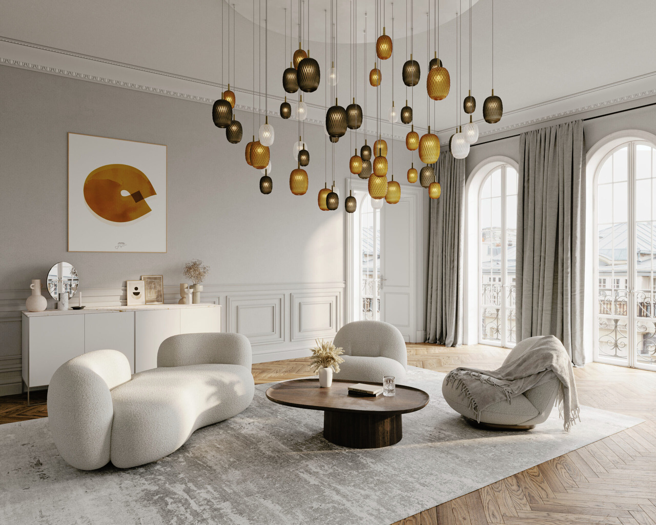 Metamorphosis-4 Large Pendant Light