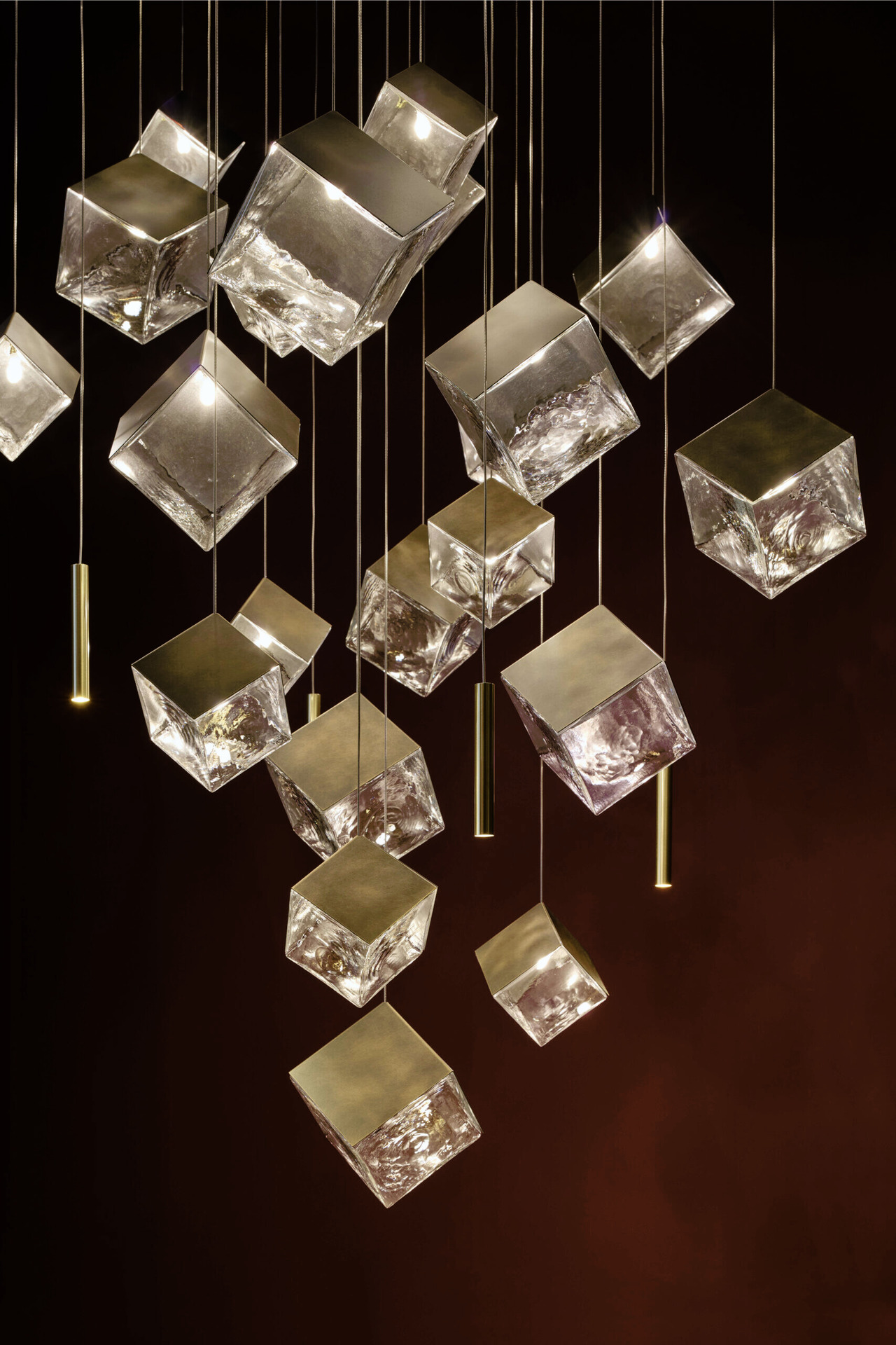 Pyrite Pendant Light