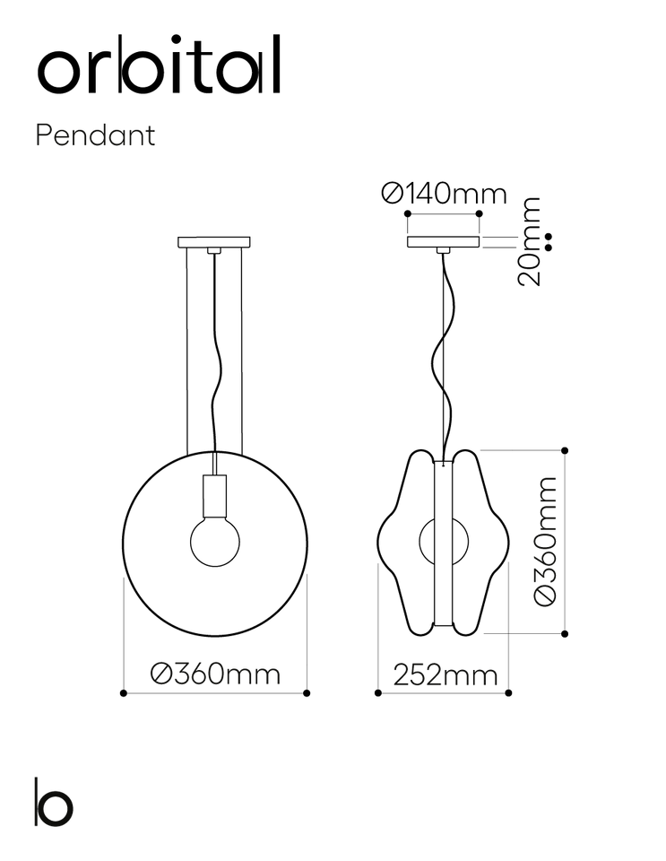 Orbital Pendant, view 3