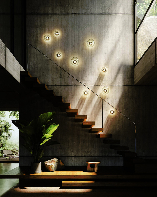 Dew Drops Large Wall and Ceiling Light