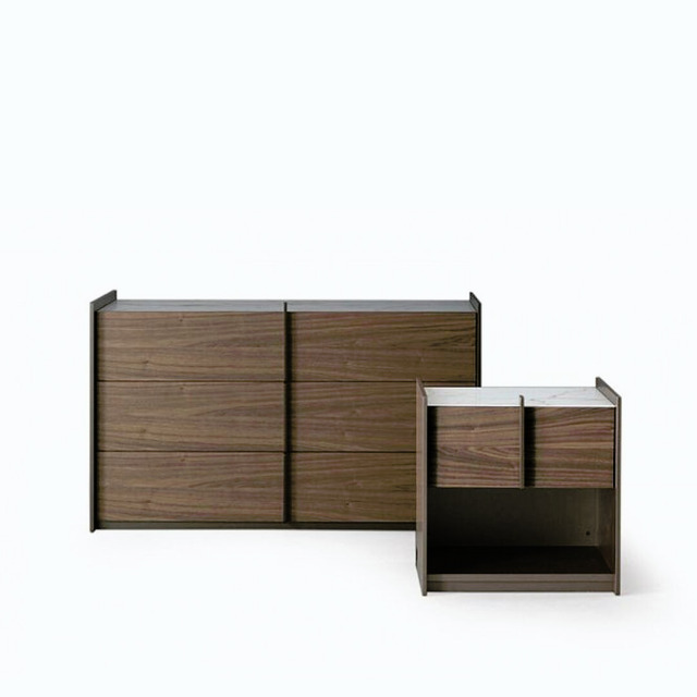 Aureo Dresser and Bedside Table