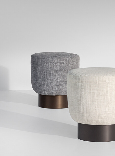 Belt & Cross Designer Poufs, view 6