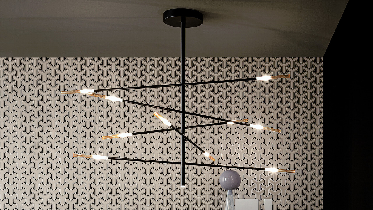 Crossroad Pendant and Floor Lamps by Bonaldo, view 2