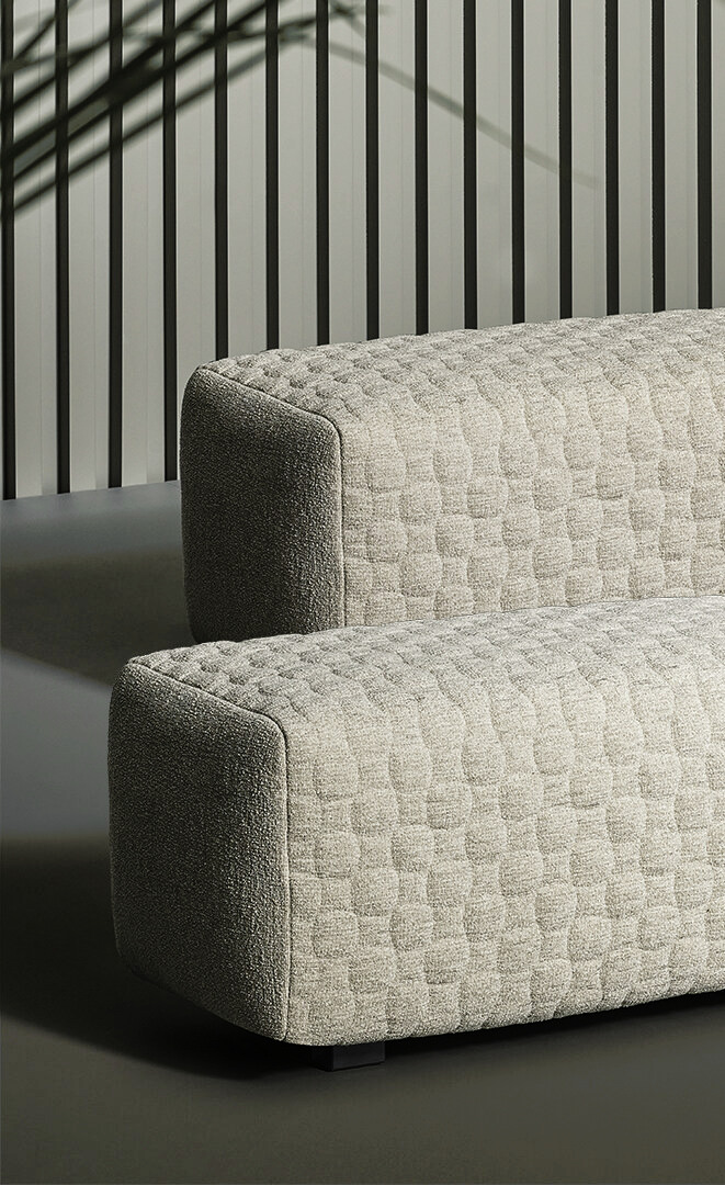 Intrecci Ottoman and Bench by Bonaldo, view 3