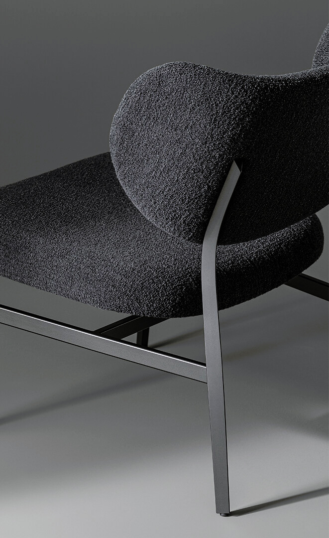 Noor Lounge Armchair, view 3