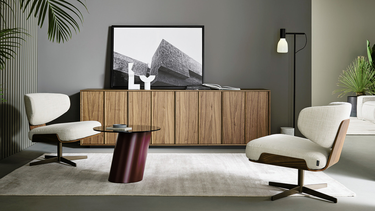 Olos Designer Armchair by Bonaldo, view 2