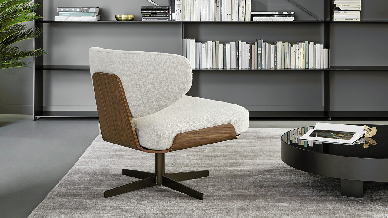 Olos Designer Armchair by Bonaldo, view 3
