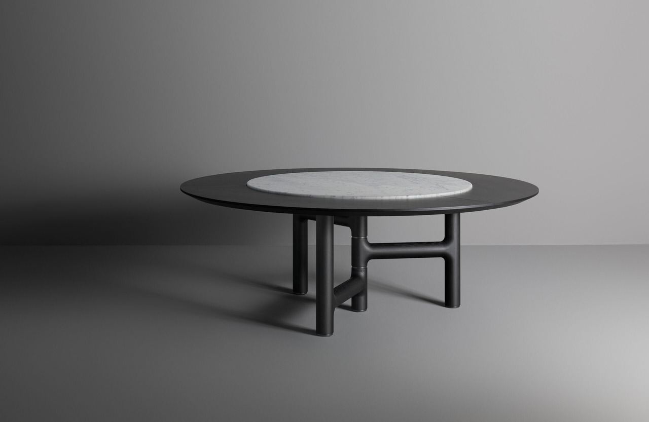 Pivot ST Round Swivel-Top Table, view 2