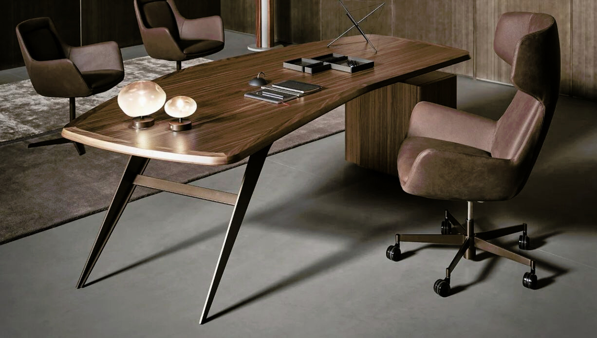 Diver Executive Desk by Bonaldo, view 3