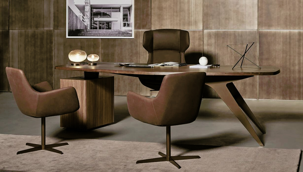 Diver Executive Desk by Bonaldo, view 9
