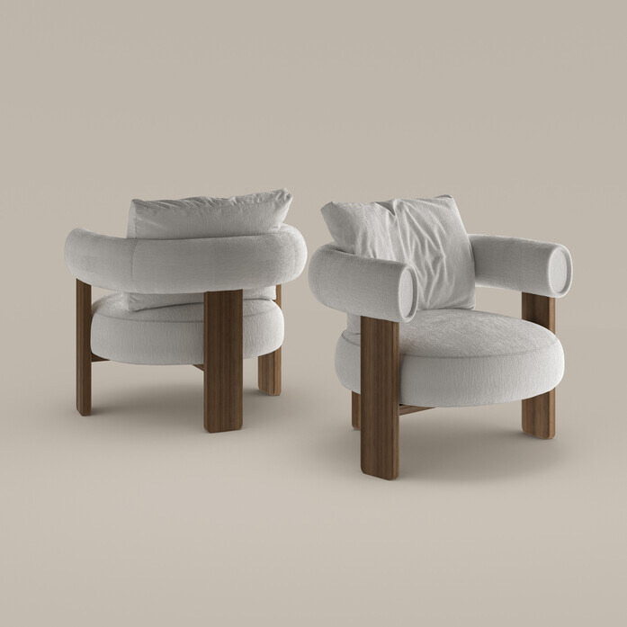 Bull Armchair, view 2