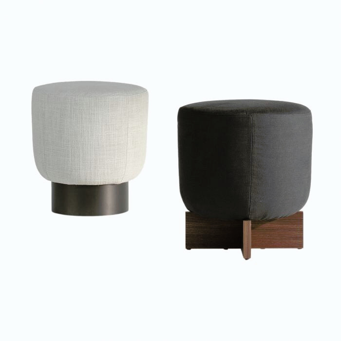 Belt & Cross Designer Poufs