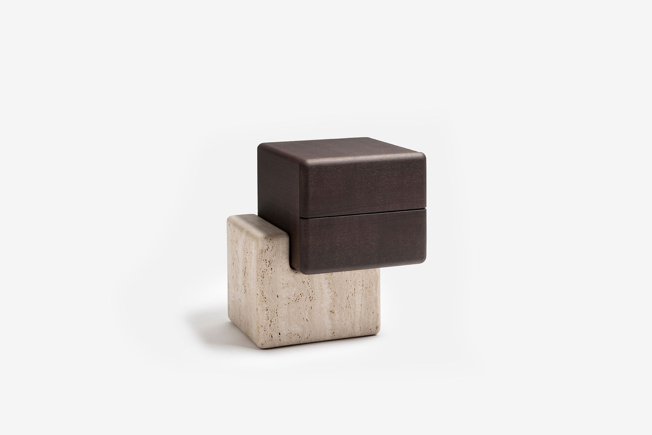Carpanese Home Brick N Bedside Table