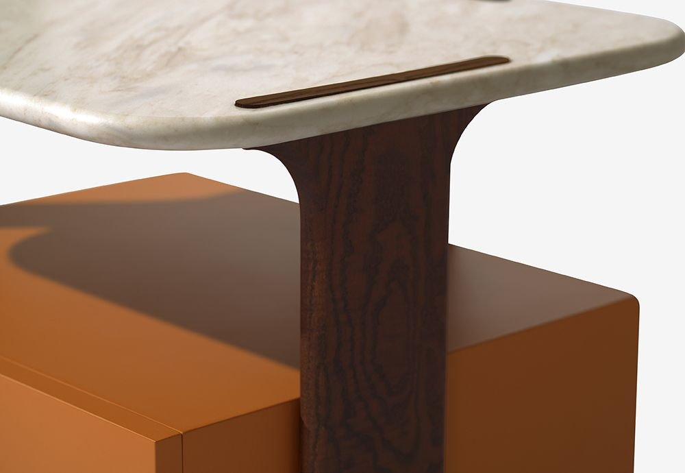 Carpanese Home Trio N Bedside Table, view 3