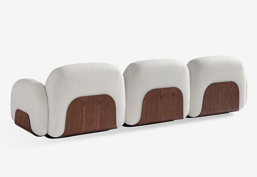 Carpanese Home Bubble 3P Sofa, view 3