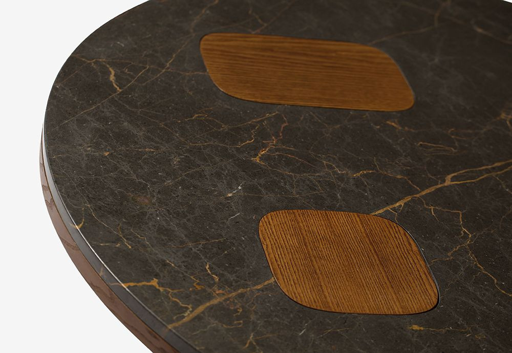 Carpanese Home Erice R Round Coffee Table, view 2