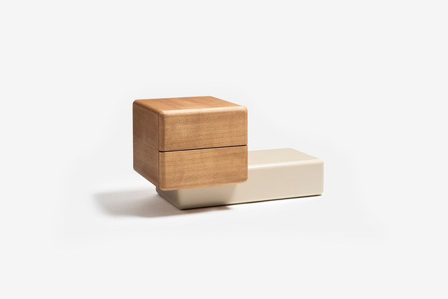 Carpanese Home Brick NL Bedside Table