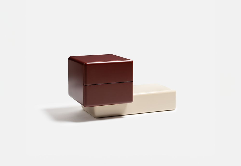 Carpanese Home Brick NL Bedside Table, view 2