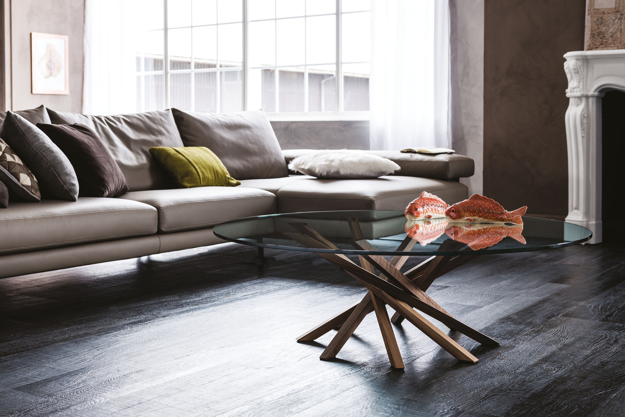 Cattelan Italia Atari Glass Coffee Table