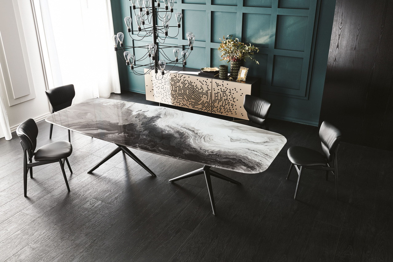 Cattelan Italia Atlantis Crystalart Table, view 4