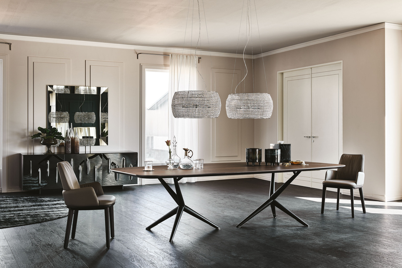 Cattelan Italia Atlantis Wood Dining Table, view 3