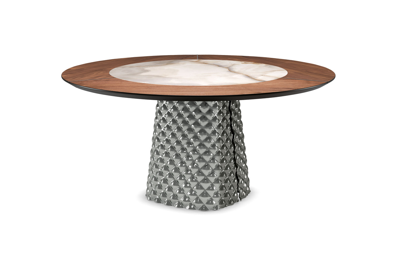 Cattelan Italia Atrium Ker-Wood Round Table, view 2