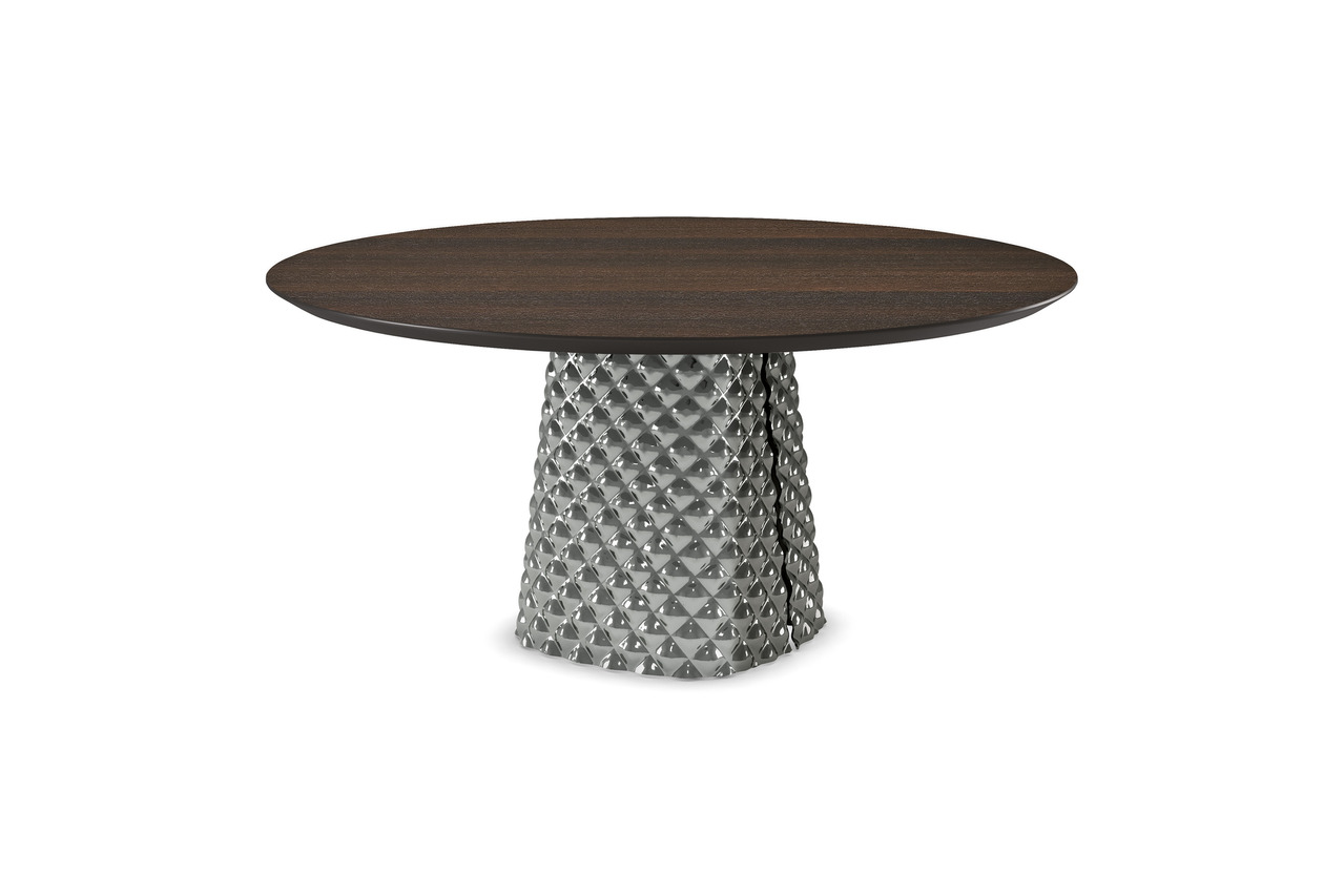 Cattelan Italia Atrium Wood Round Dining Table, view 2