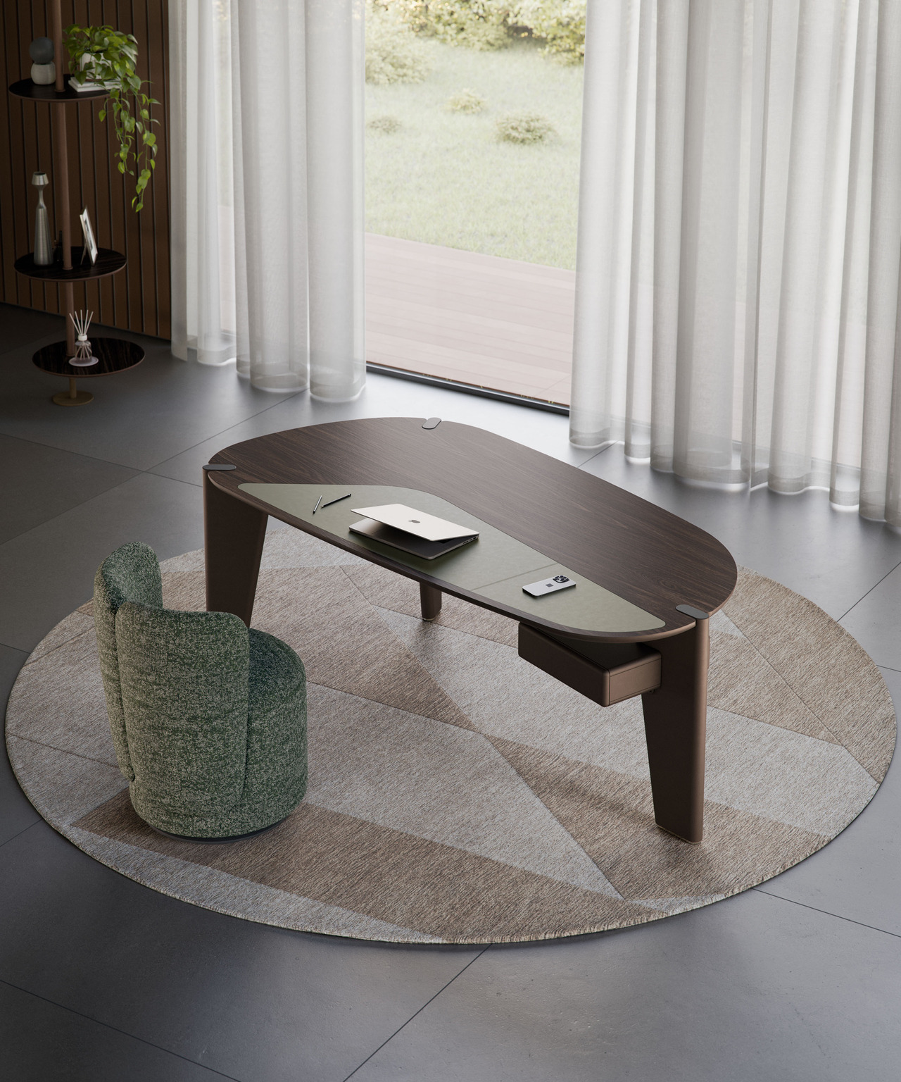 Cattelan Italia Boston Desk, view 2