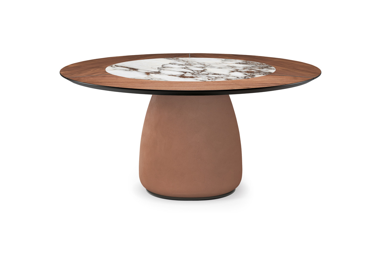 Cattelan Italia Botero Ker-Wood Round Table, view 2