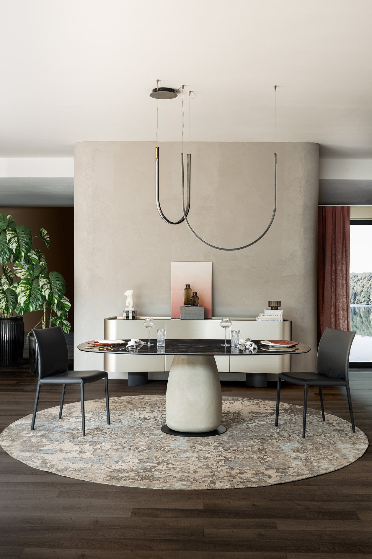 Cattelan Italia Botero Keramik Dining Table, view 3