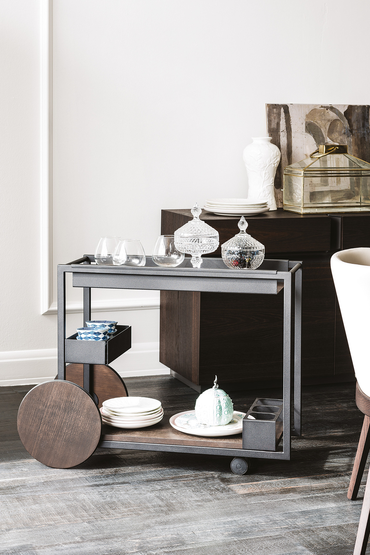 Cattelan Italia Brandy Serving Trolley, view 2
