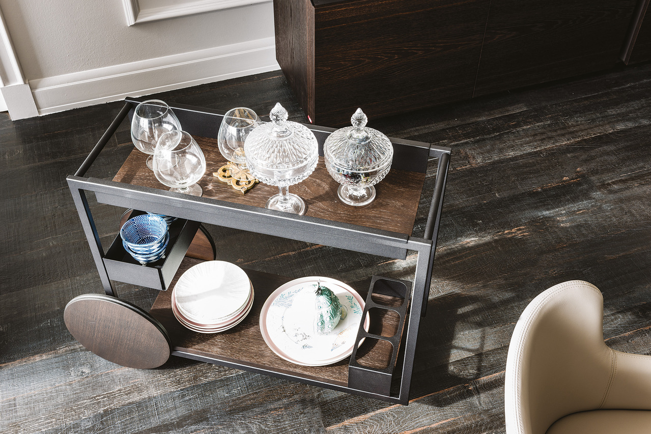Cattelan Italia Brandy Serving Trolley, view 3