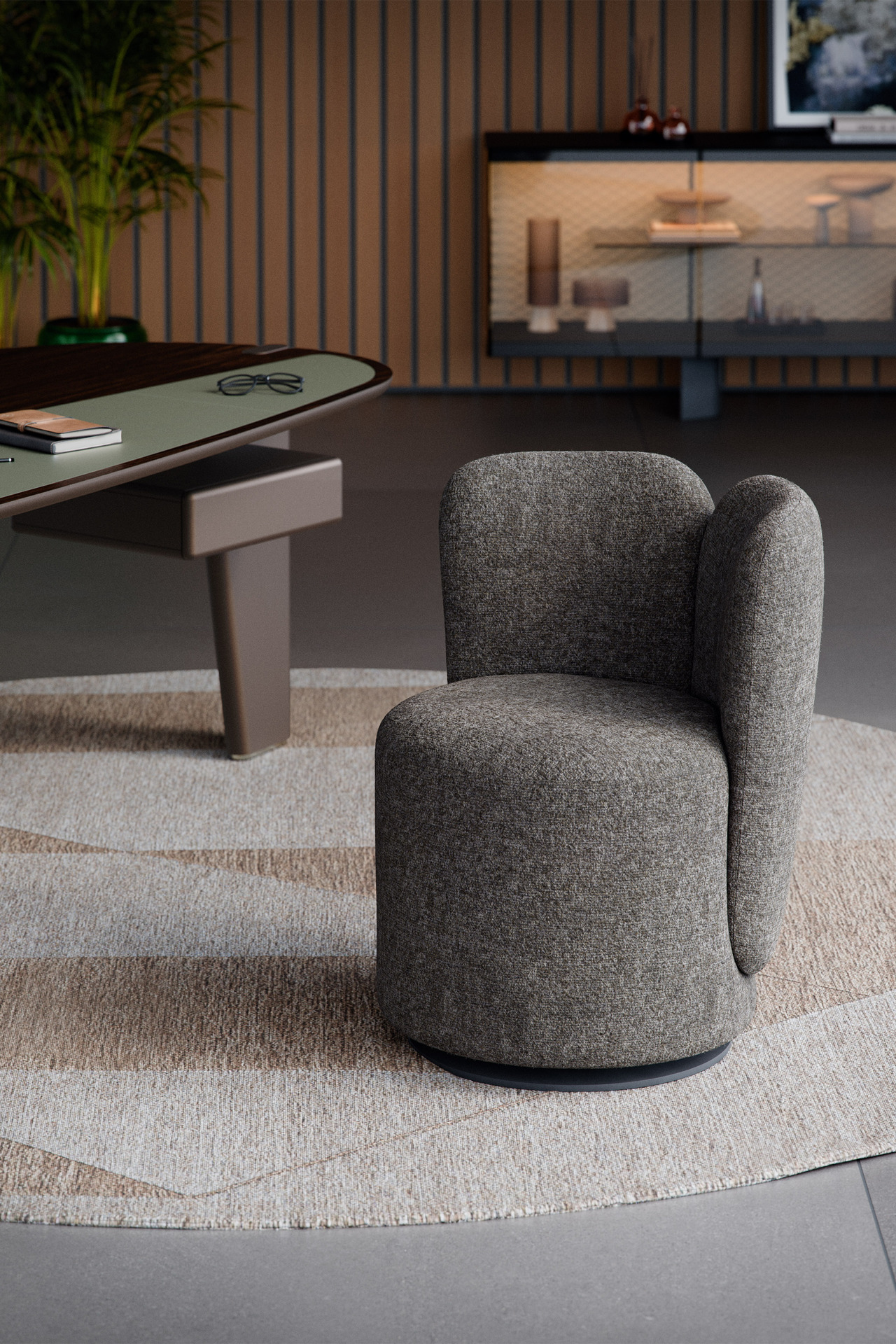 Cattelan Italia Britney Turn Armchair, view 2