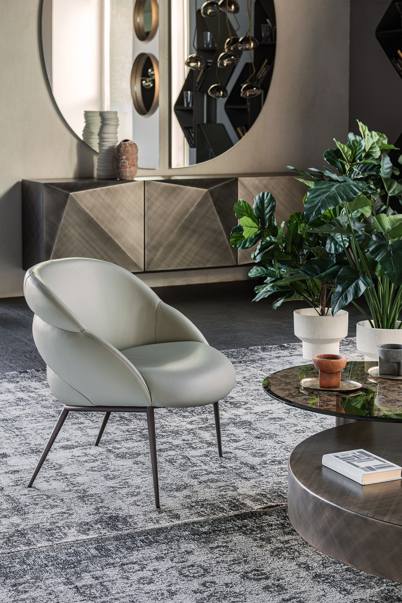 Cattelan Italia Camilla Lounge Armchair, view 3