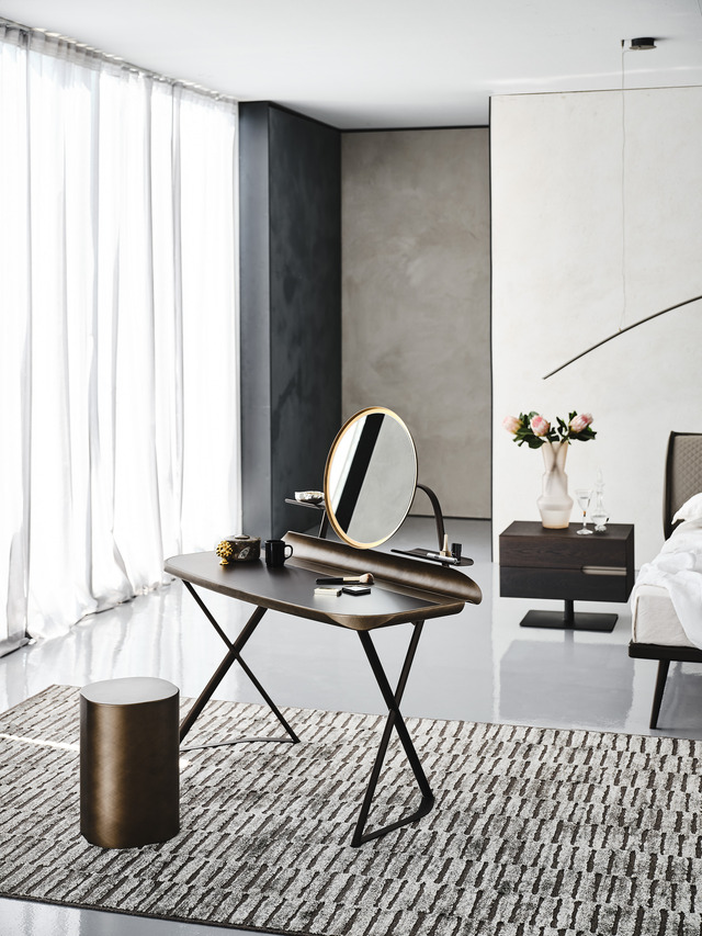 Cattelan Italia Cocoon Trousse Leather Dressing Table