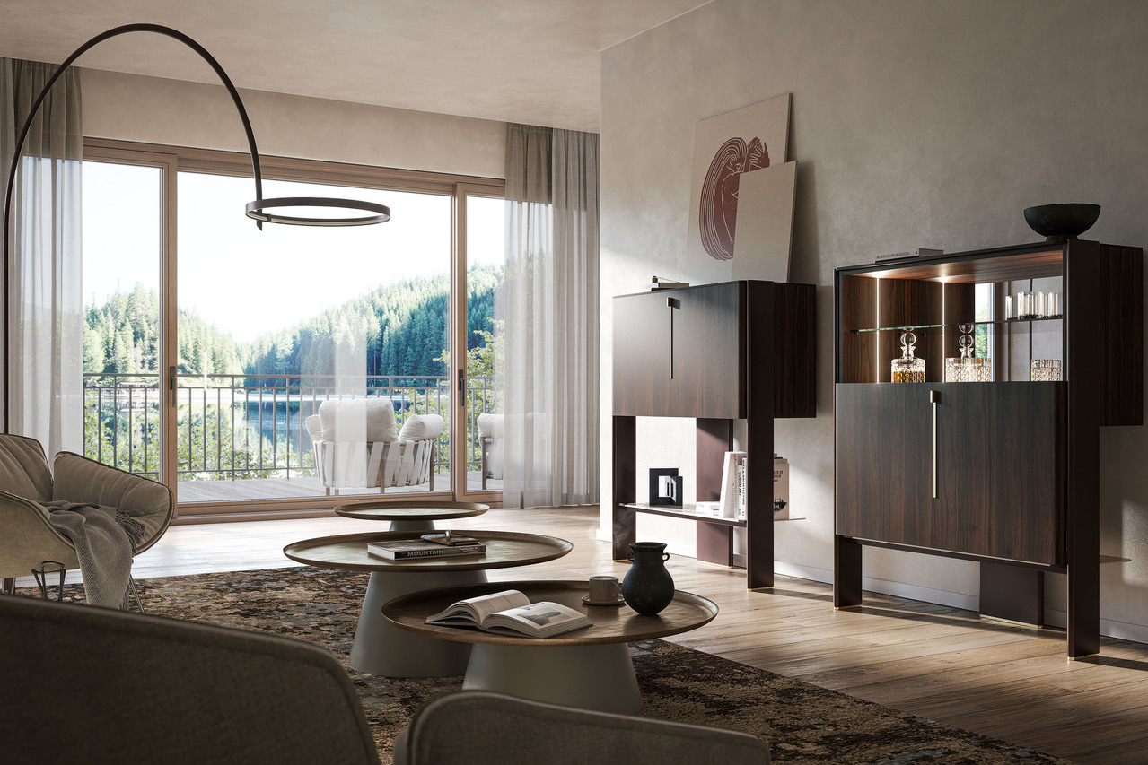 Cattelan Italia Cremona Bar Cabinet, view 2