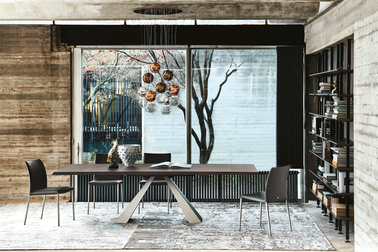 Extendable Table Cattelan Italia Eliot Wood Drive, view 3