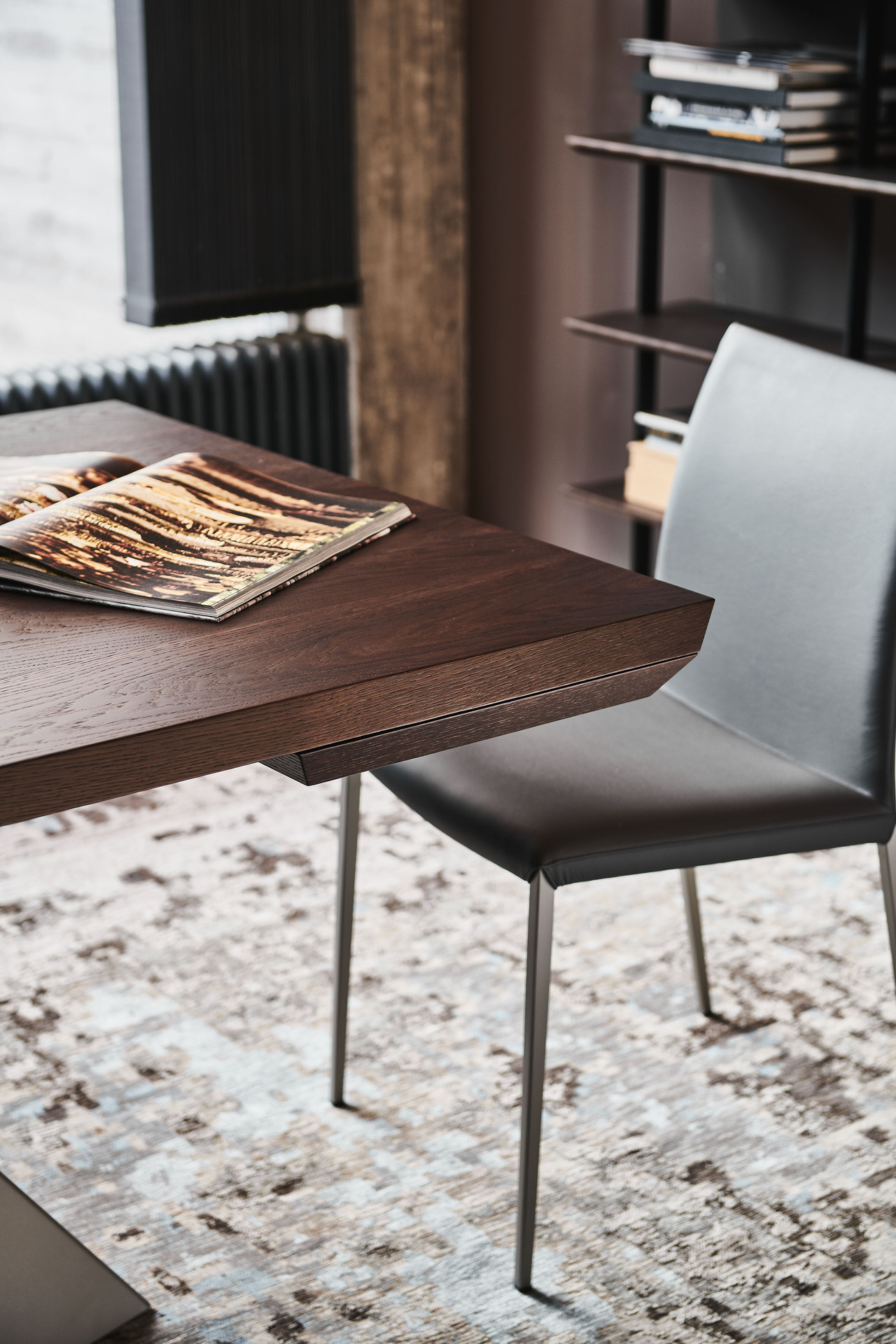 Extendable Table Cattelan Italia Eliot Wood Drive, view 4