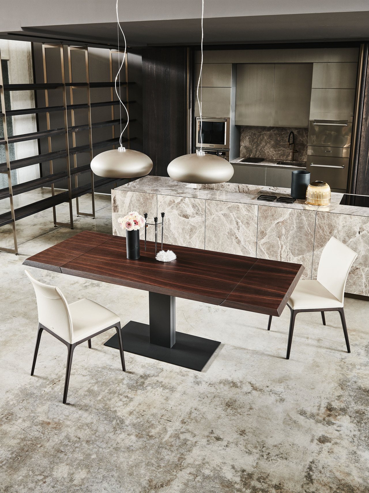 Cattelan Italia Elvis Wood Drive Extendable Table, view 3