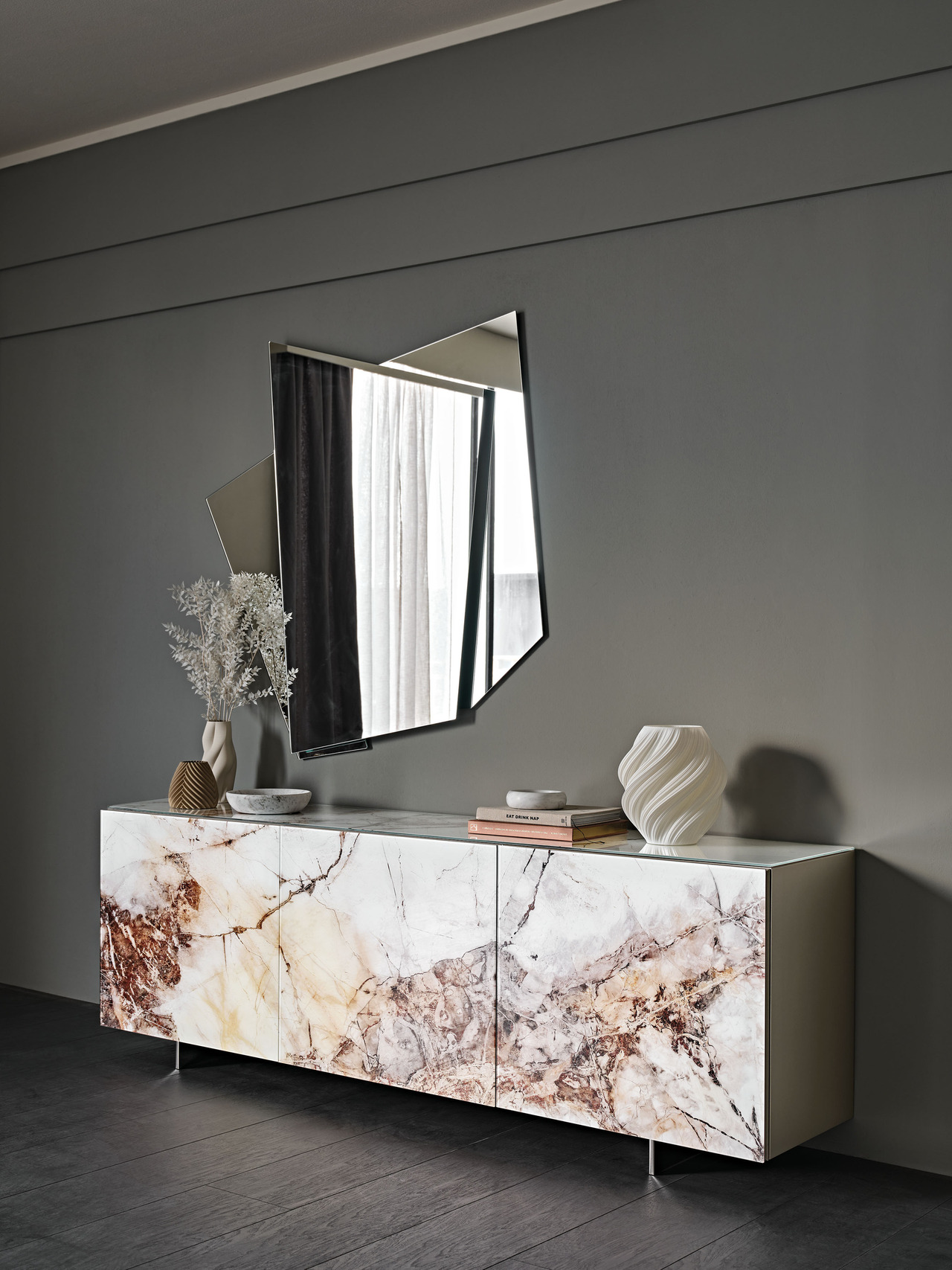 Cattelan Italia Focus CrystalArt Sideboard