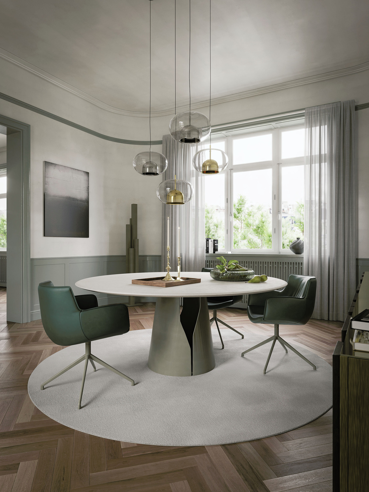 Cattelan Italia Giano Argile Table, view 3