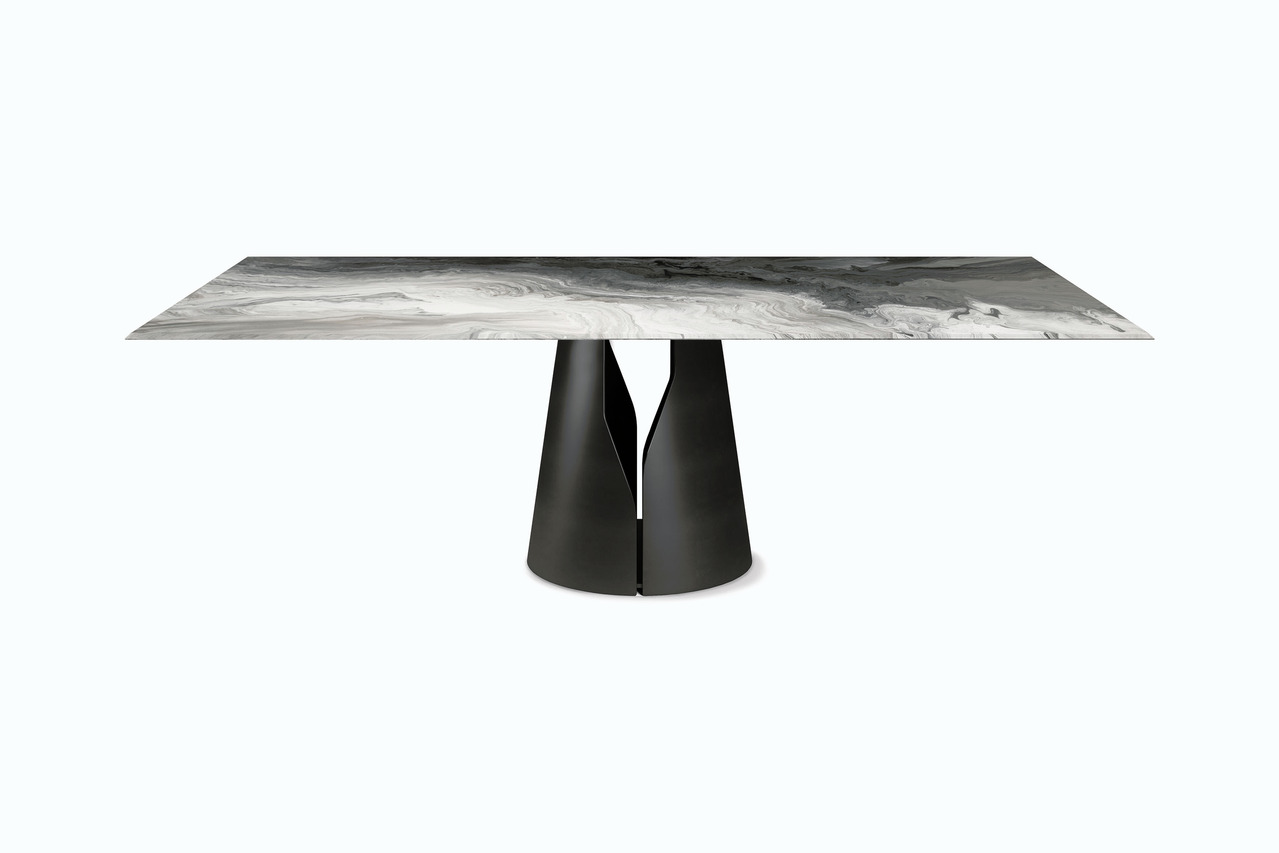Cattelan Italia Giano Crystalart Table, view 3