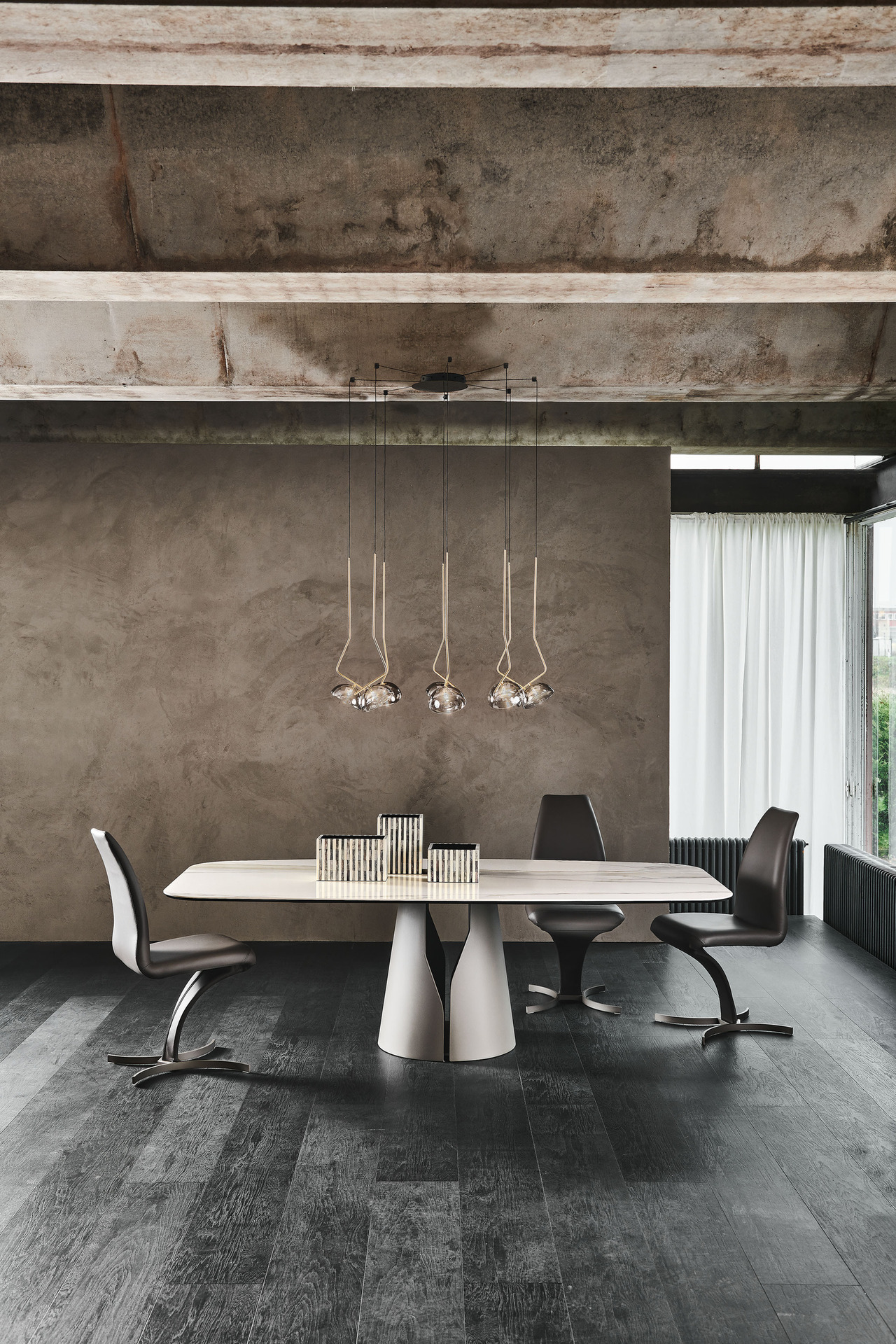Cattelan Italia Giano Keramik Dining Table, view 2