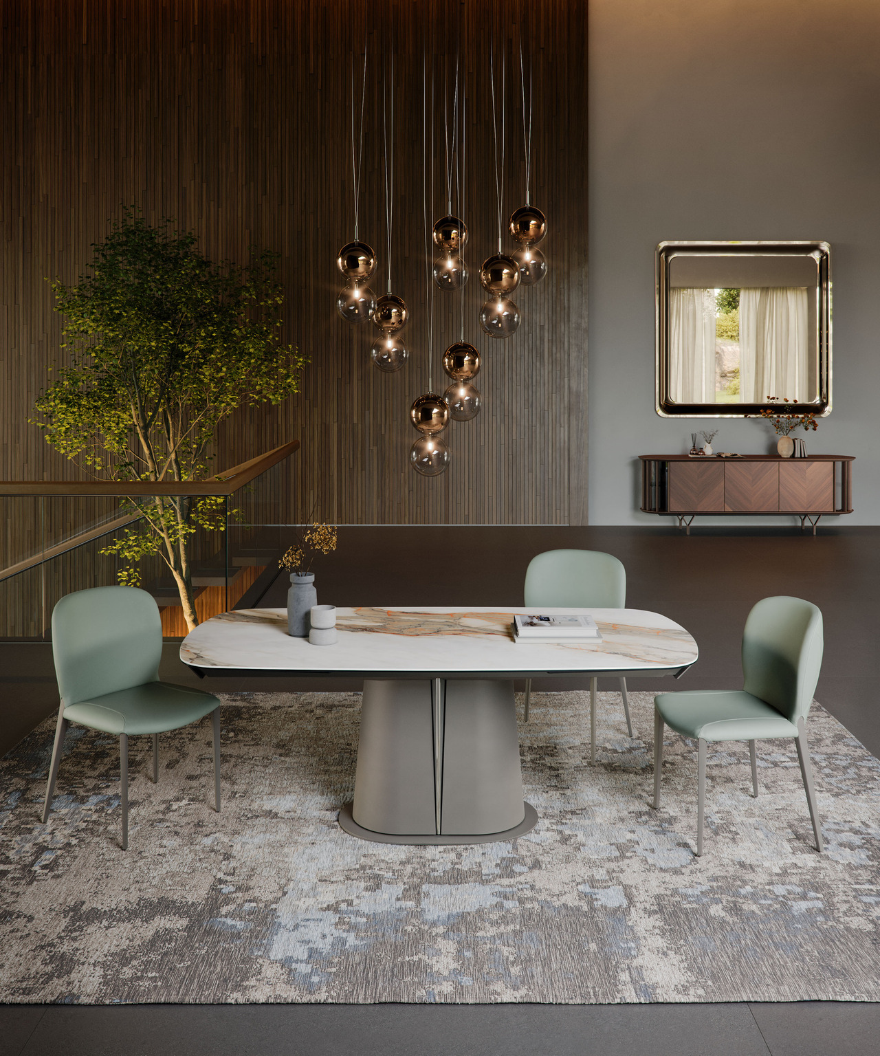 Extendable Cattelan Italia Gotham Keramik Drive Table, view 2