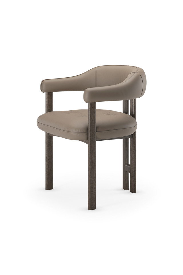 Cattelan Italia Greta Wood Chair with Arms